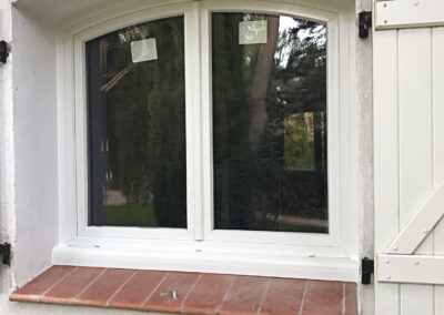 Remplacement fenêtre pvc arc surbaissé Montpellier