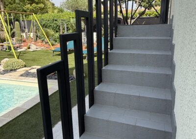Fabrication rampe acier sur mesure Montpellier