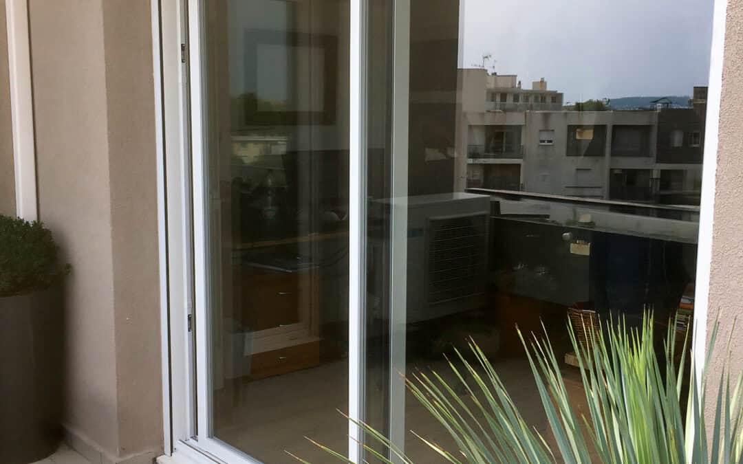 Remplacement d’une baie vitrée coulissante à Montpellier