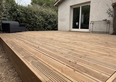 Pose de terrasse bois Montpellier