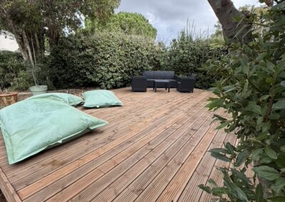 Remplacement de terrasse en bois à Baillargues