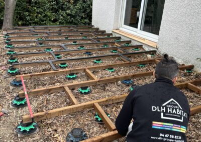 Pose terrasse bois Montpellier