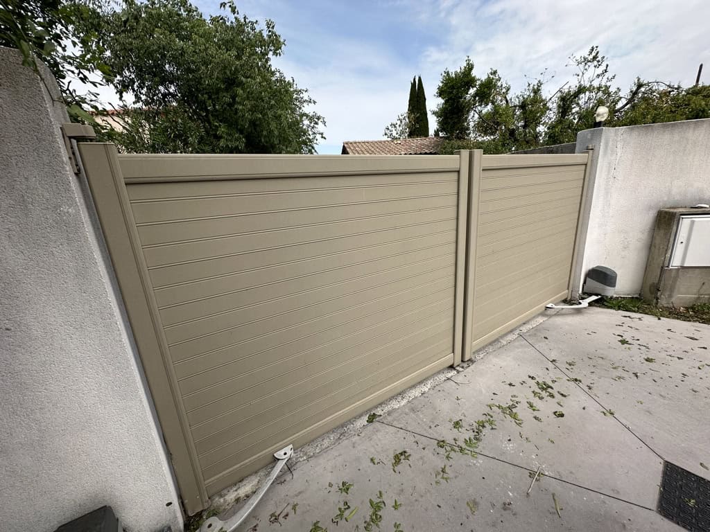 Remplacement de portail alu Montpellier